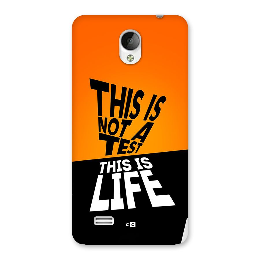 Test Life Back Case for Vivo Y21