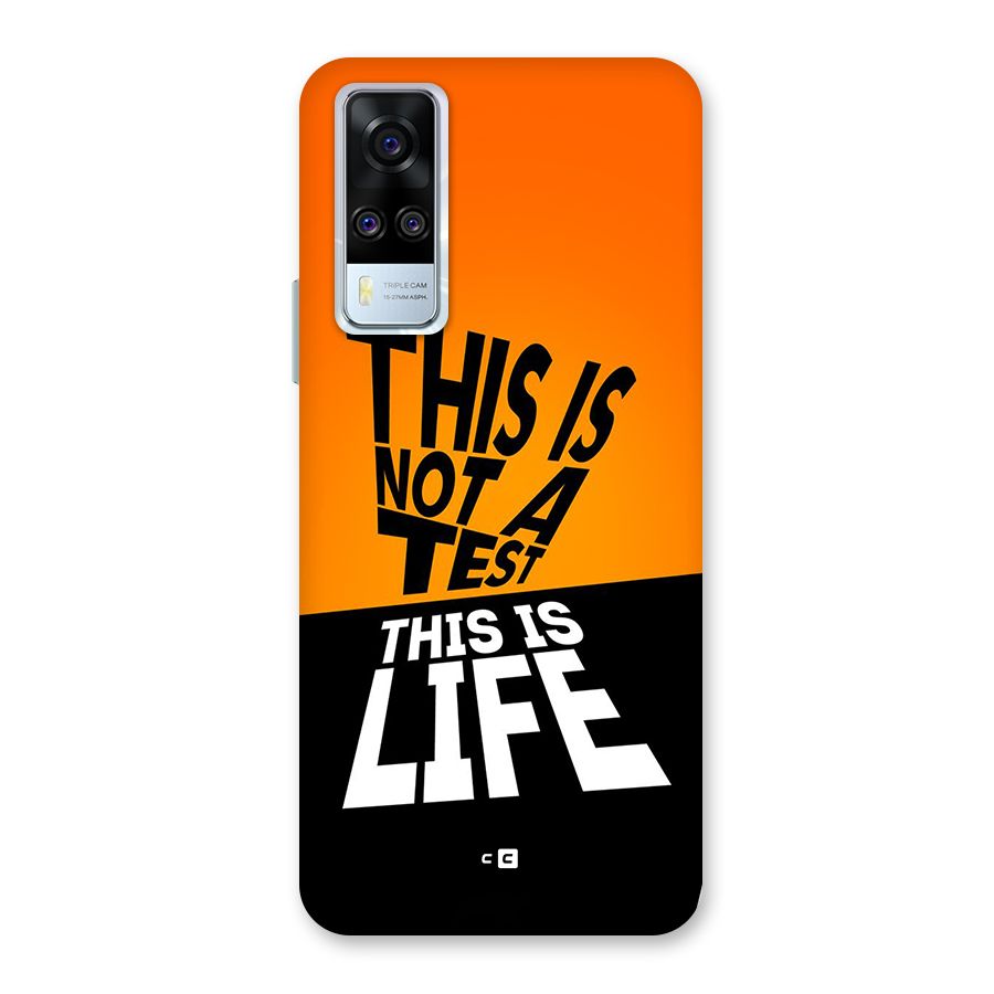Test Life Back Case for Vivo Y31