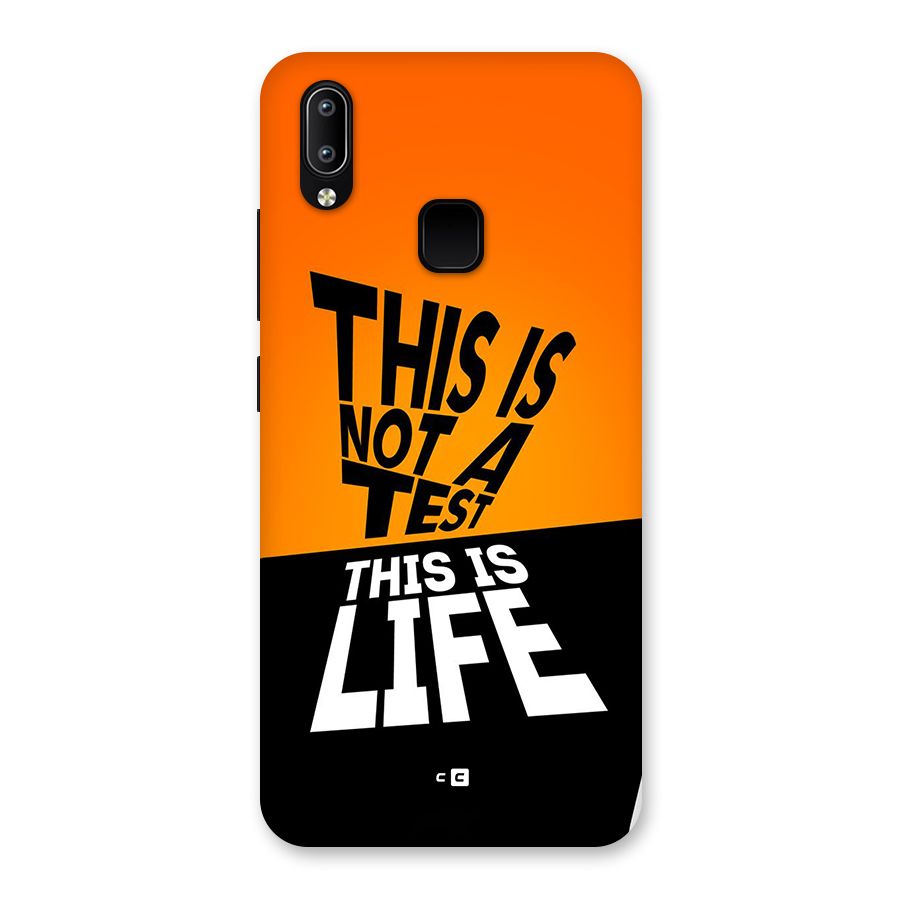 Test Life Back Case for Vivo Y93
