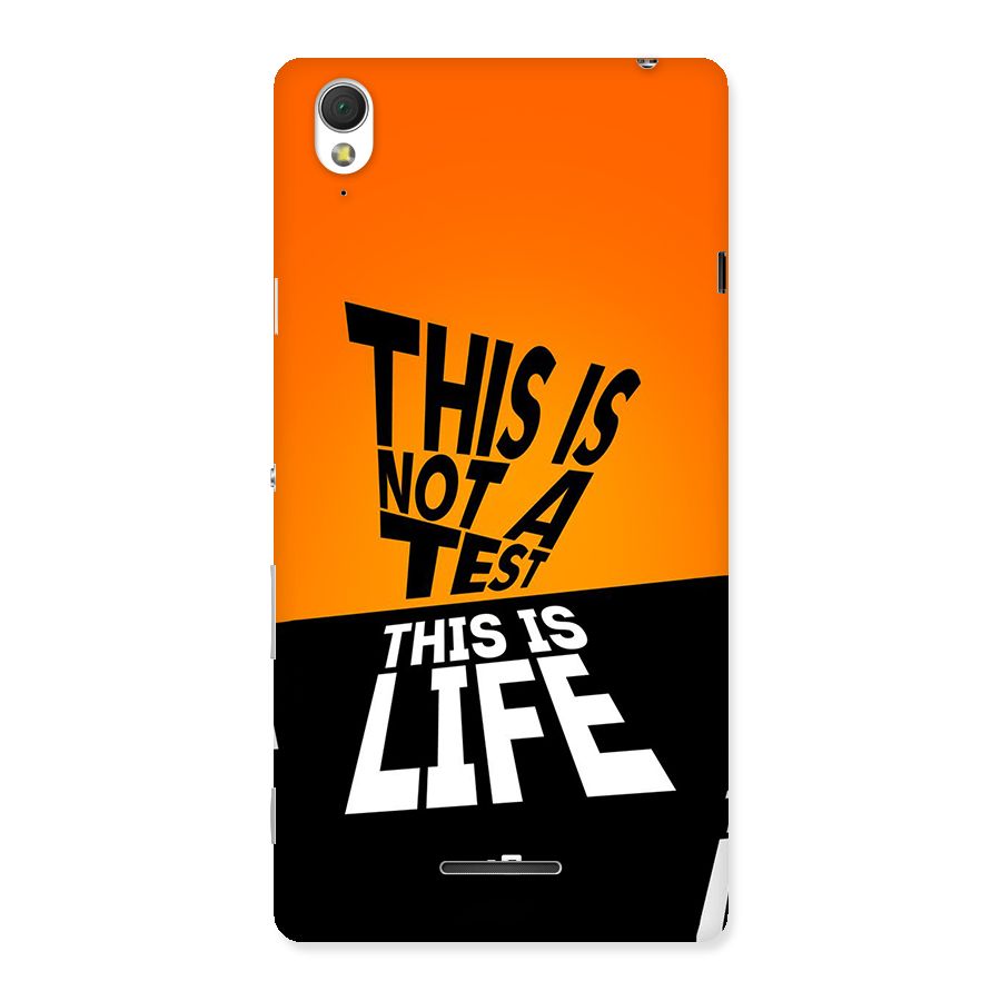 Test Life Back Case for Xperia T3