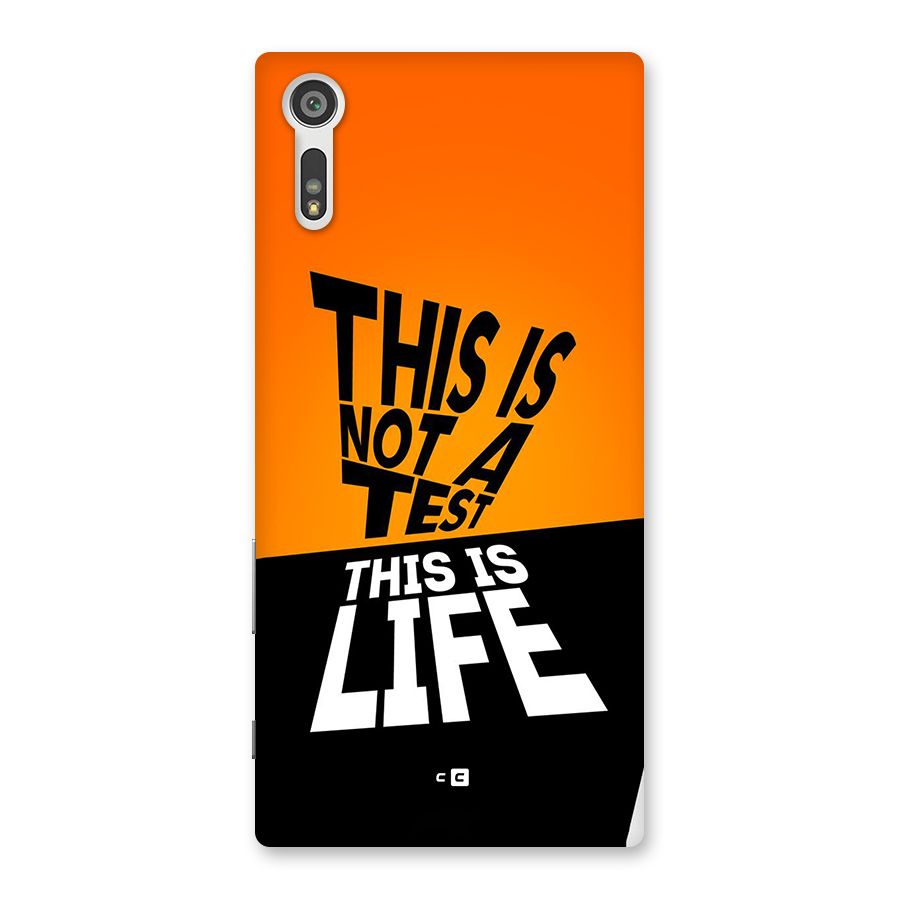 Test Life Back Case for Xperia XZ