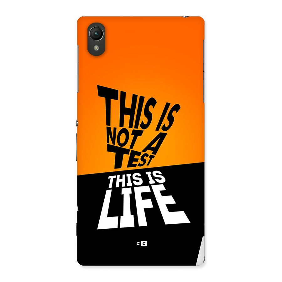 Test Life Back Case for Xperia Z1
