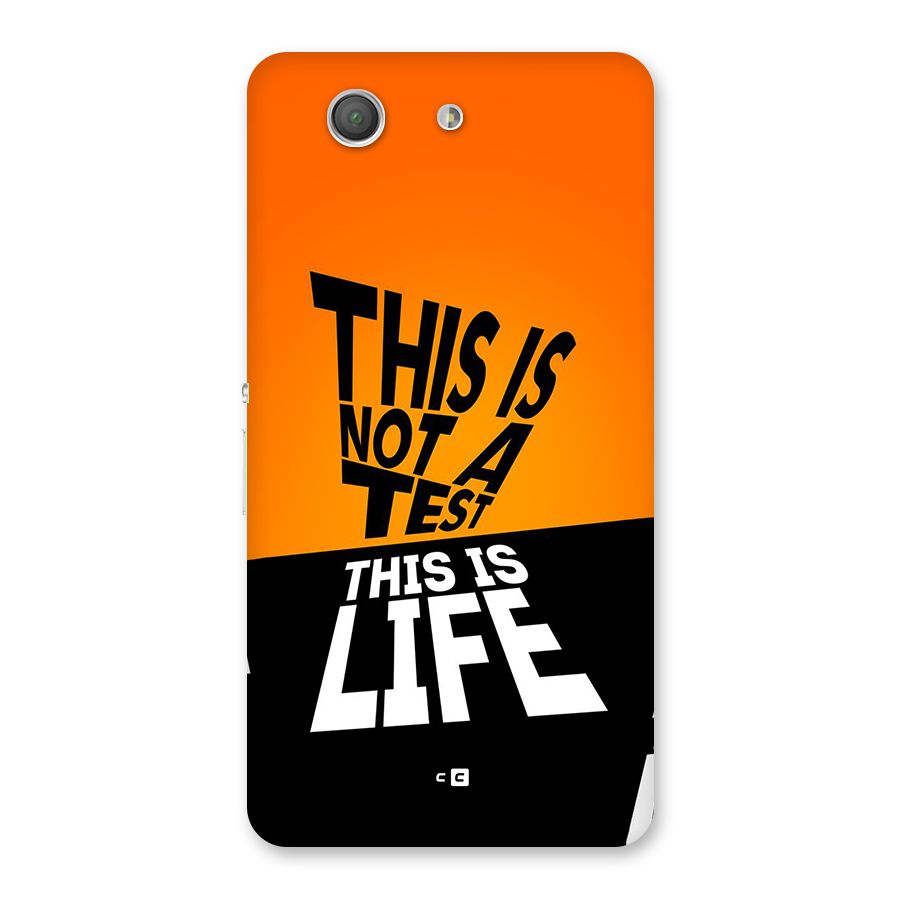 Test Life Back Case for Xperia Z3 Compact