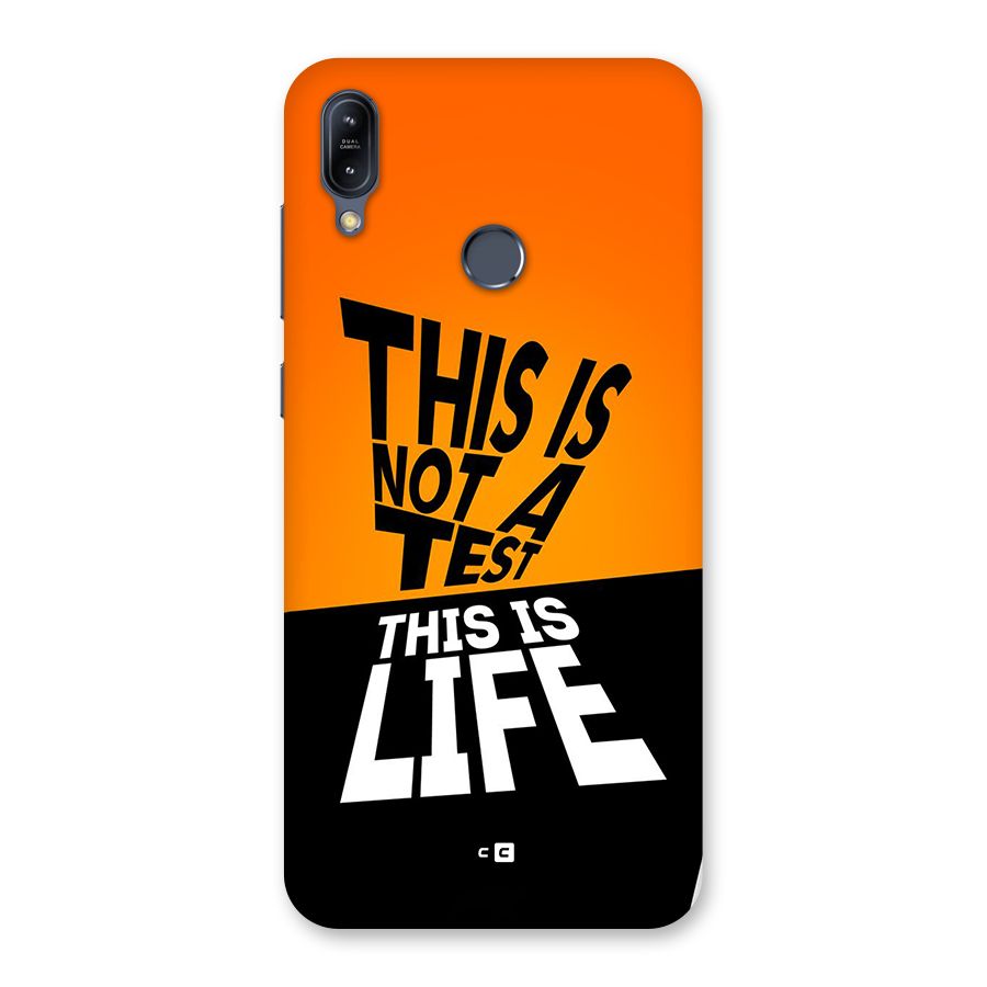 Test Life Back Case for Zenfone Max M2
