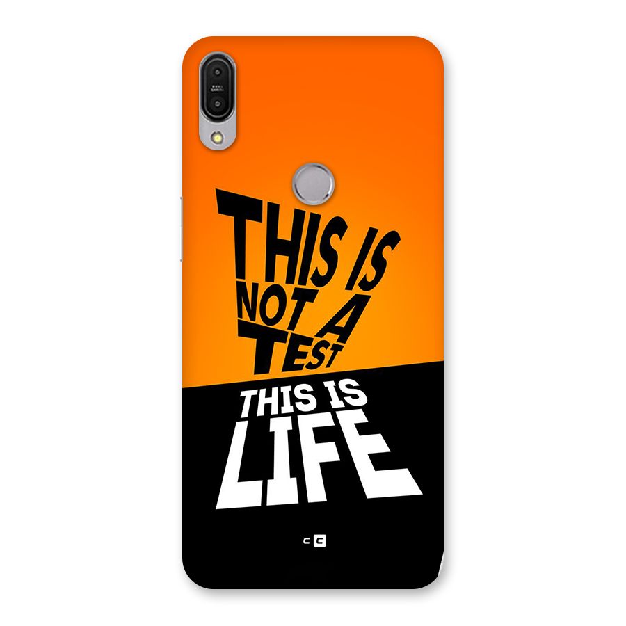 Test Life Back Case for Zenfone Max Pro M1