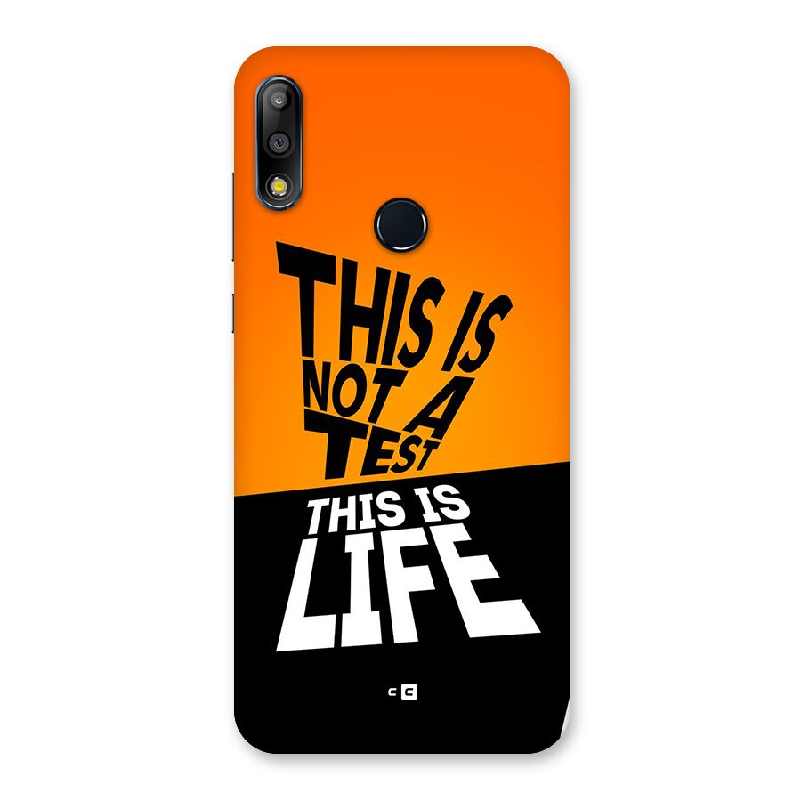 Test Life Back Case for Zenfone Max Pro M2