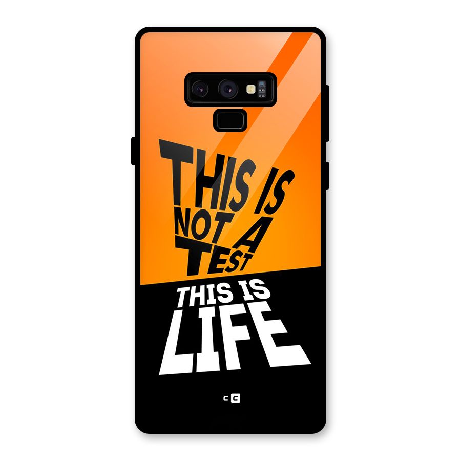 Test Life Glass Back Case for Galaxy Note 9