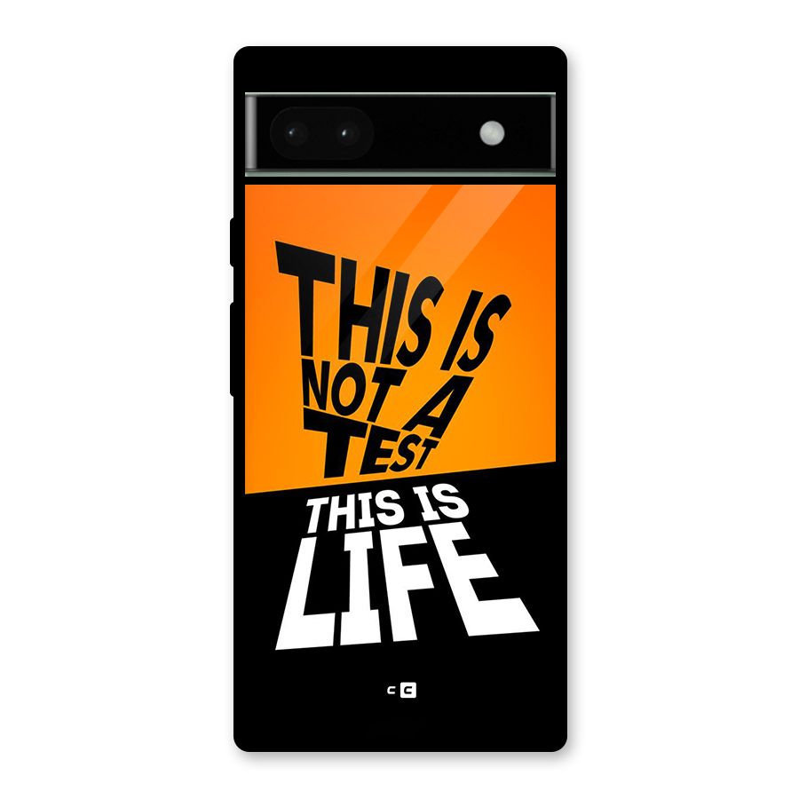 Test Life Glass Back Case for Google Pixel 6a