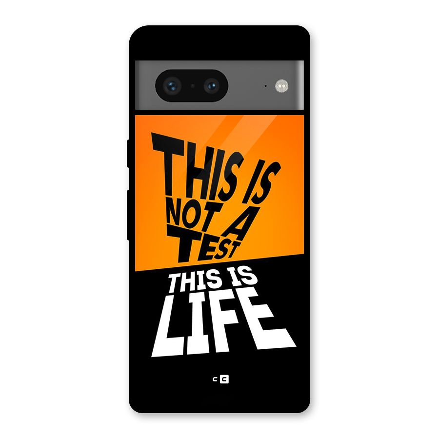 Test Life Glass Back Case for Google Pixel 7