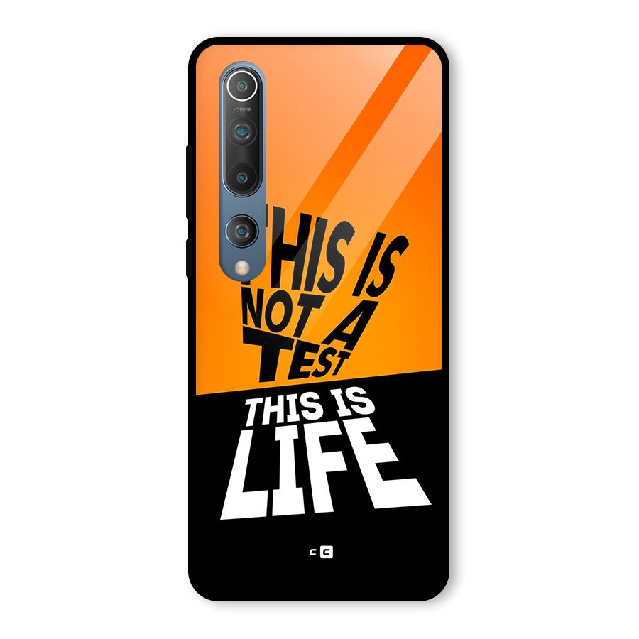 Test Life Glass Back Case for Mi 10