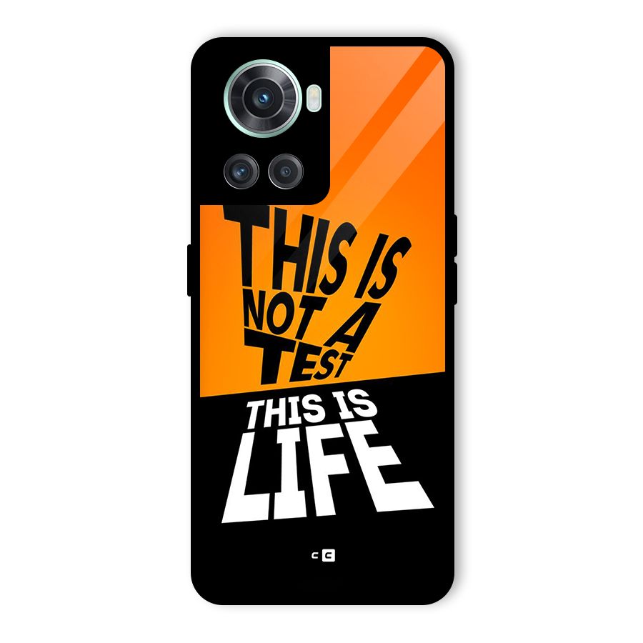 Test Life Glass Back Case for OnePlus 10R