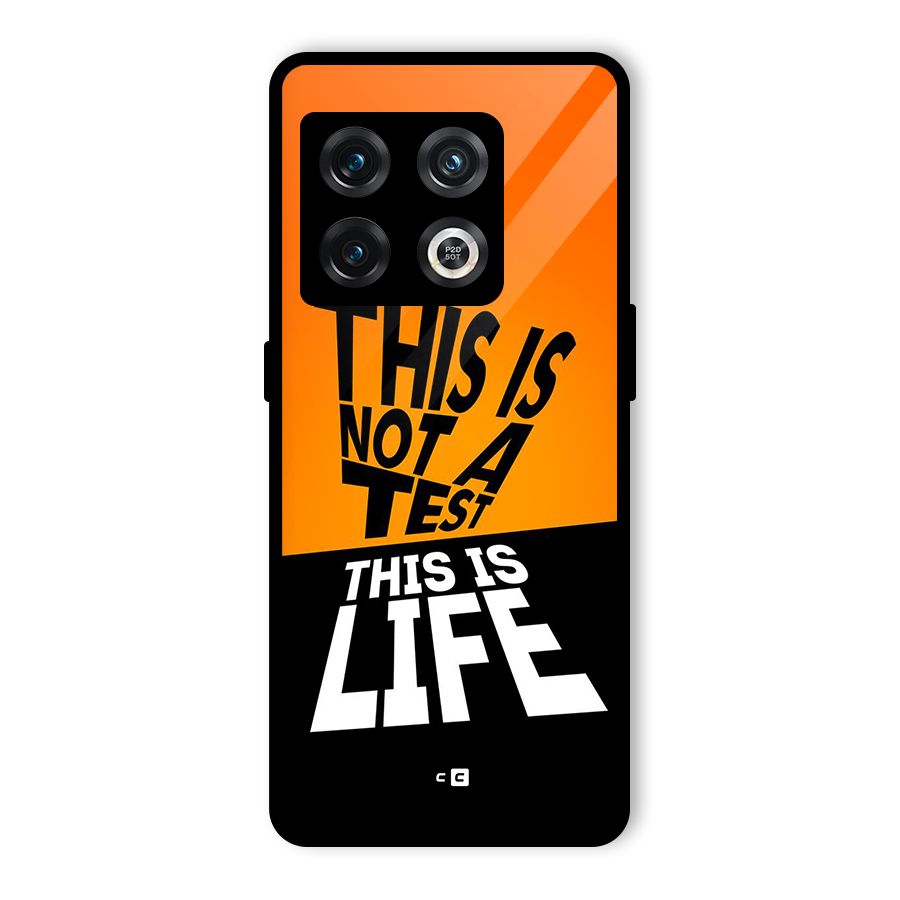 Test Life Glass Back Case for OnePlus 10 Pro 5G