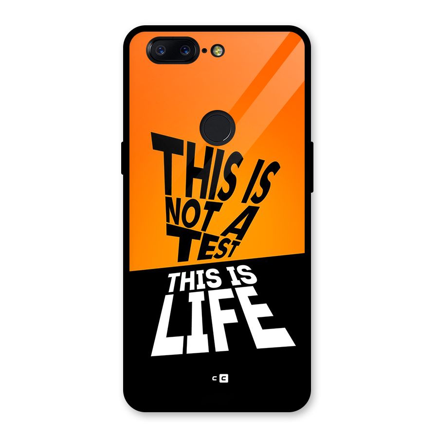 Test Life Glass Back Case for OnePlus 5T