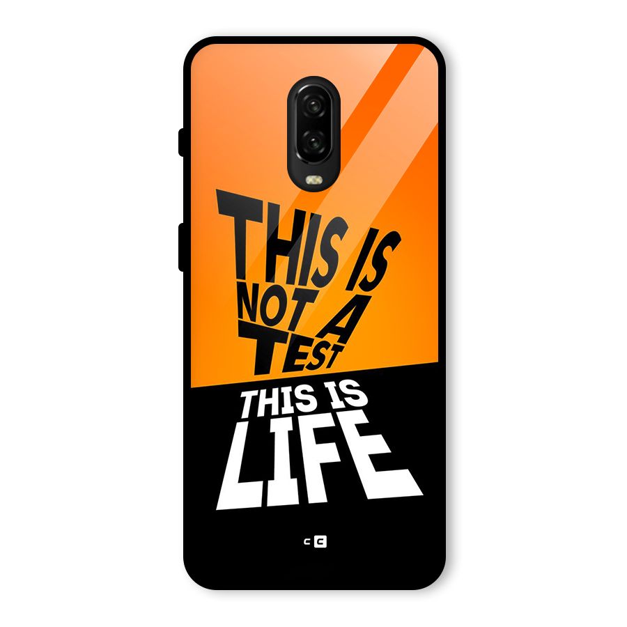 Test Life Glass Back Case for OnePlus 6T