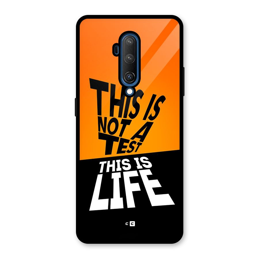 Test Life Glass Back Case for OnePlus 7T Pro