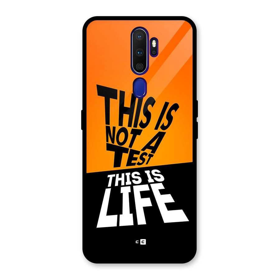 Test Life Glass Back Case for Oppo A9 (2020)