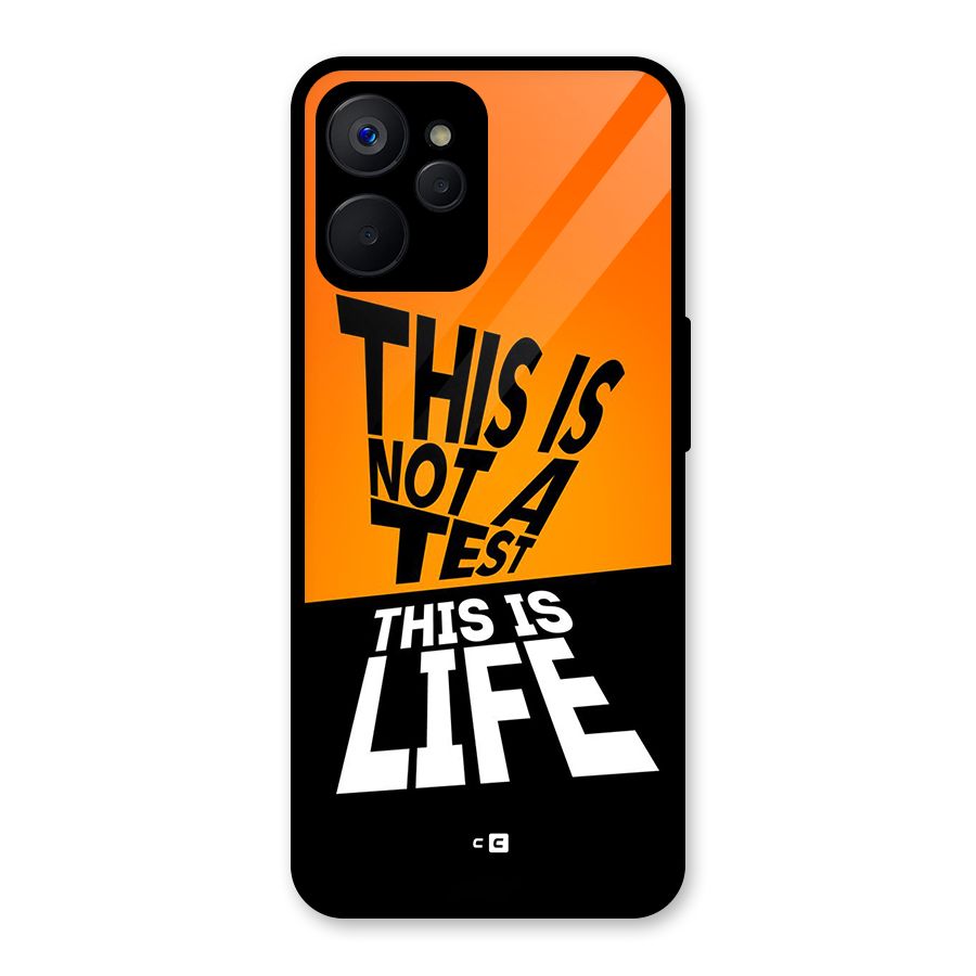 Test Life Glass Back Case for Realme 9i 5G