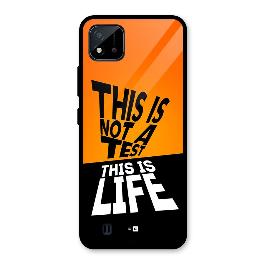 Test Life Glass Back Case for Realme C11 2021