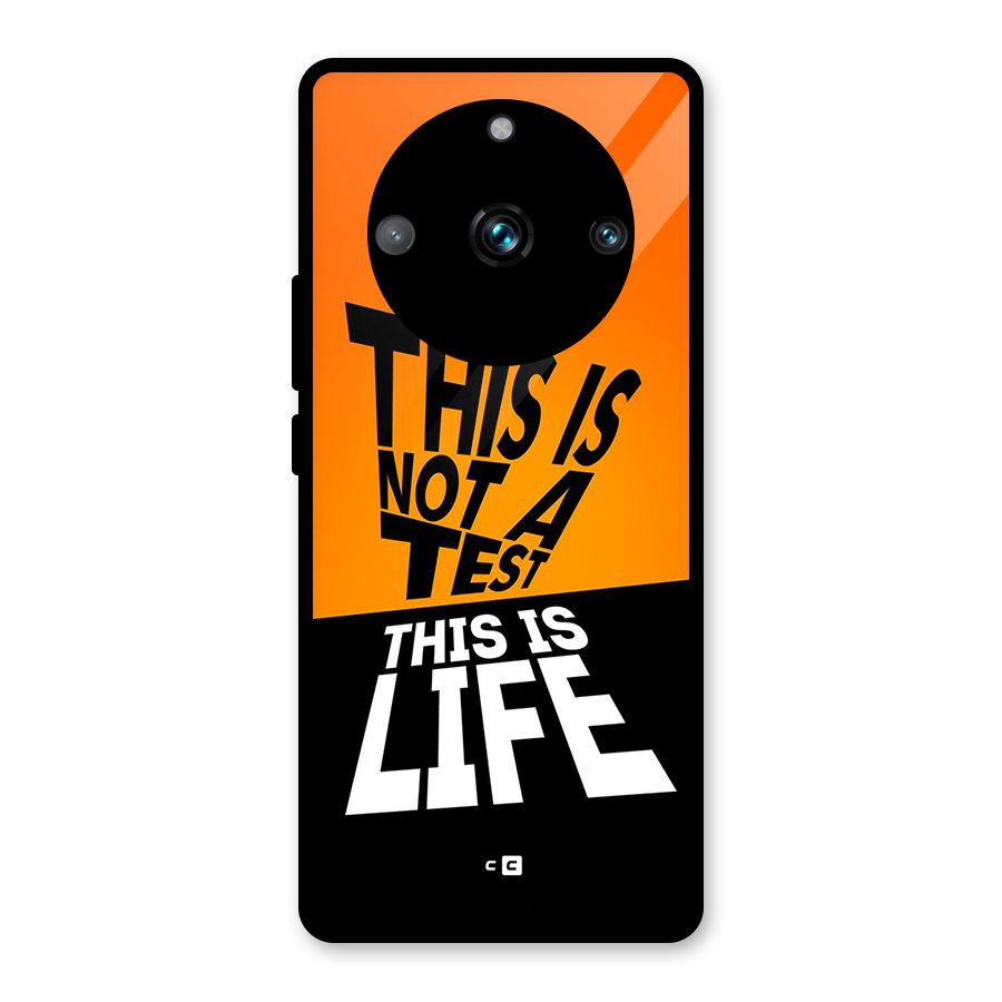 Test Life Glass Back Case for Realme Narzo 60 Pro