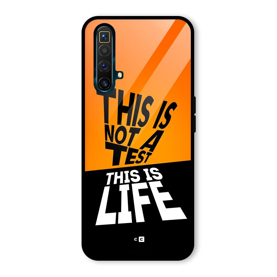 Test Life Glass Back Case for Realme X3 SuperZoom