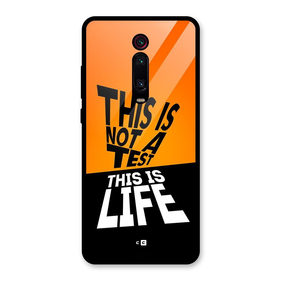 Test Life Glass Back Case for Redmi K20