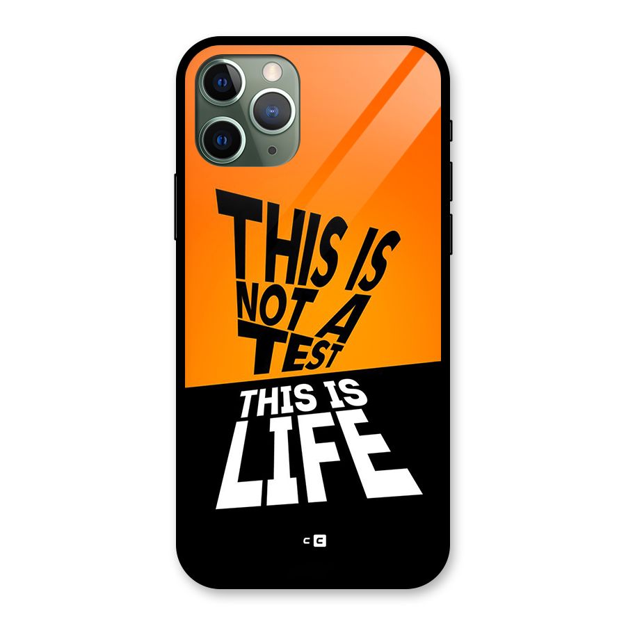 Test Life Glass Back Case for iPhone 11 Pro
