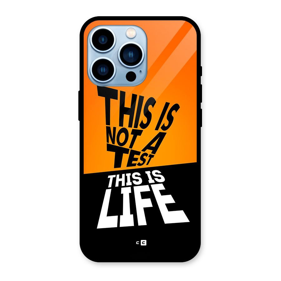 Test Life Glass Back Case for iPhone 13 Pro