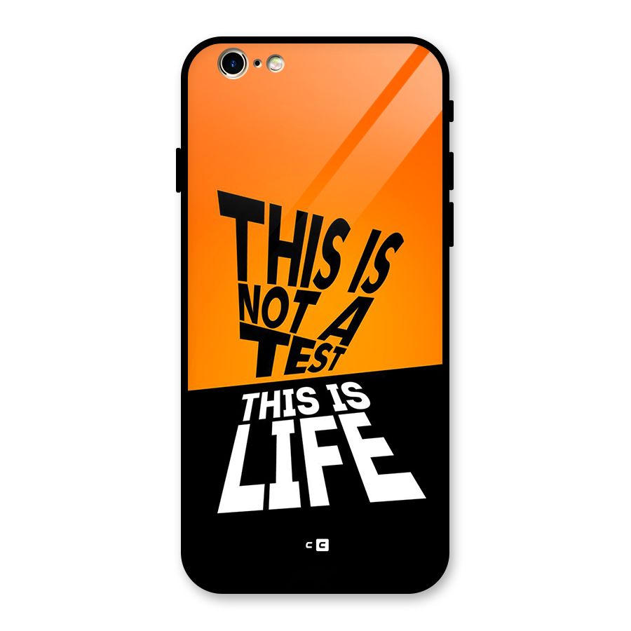 Test Life Glass Back Case for iPhone 6 6S