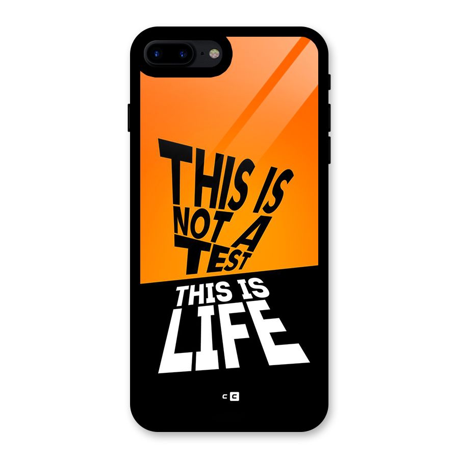 Test Life Glass Back Case for iPhone 7 Plus
