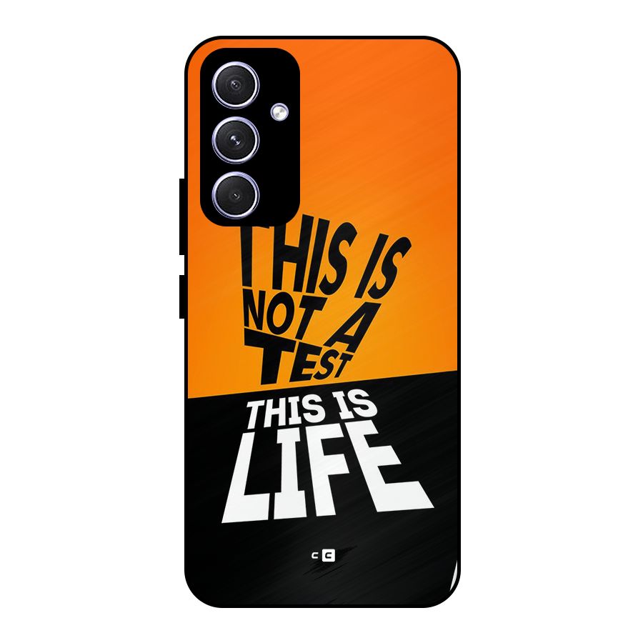 Test Life Metal Back Case for Galaxy A54