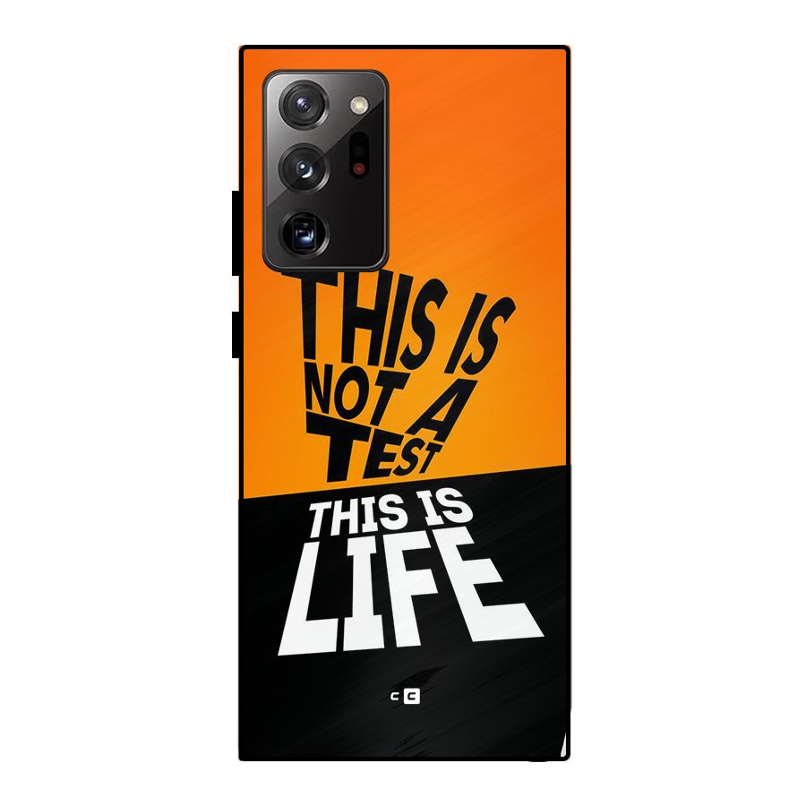 Test Life Metal Back Case for Galaxy Note 20 Ultra 5G