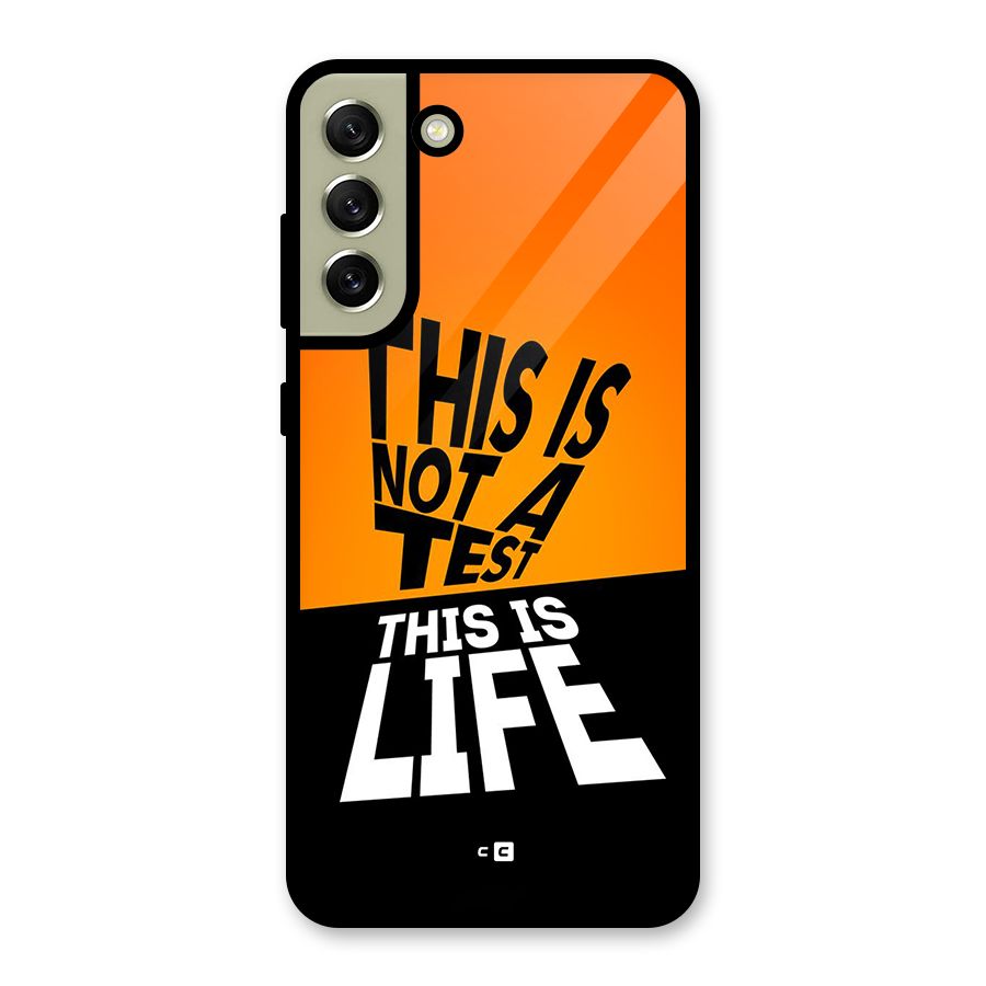 Test Life Metal Back Case for Galaxy S21 FE 5G (2023)