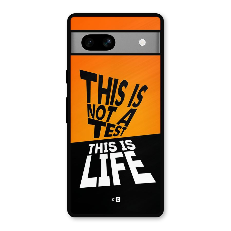 Test Life Metal Back Case for Google Pixel 7a