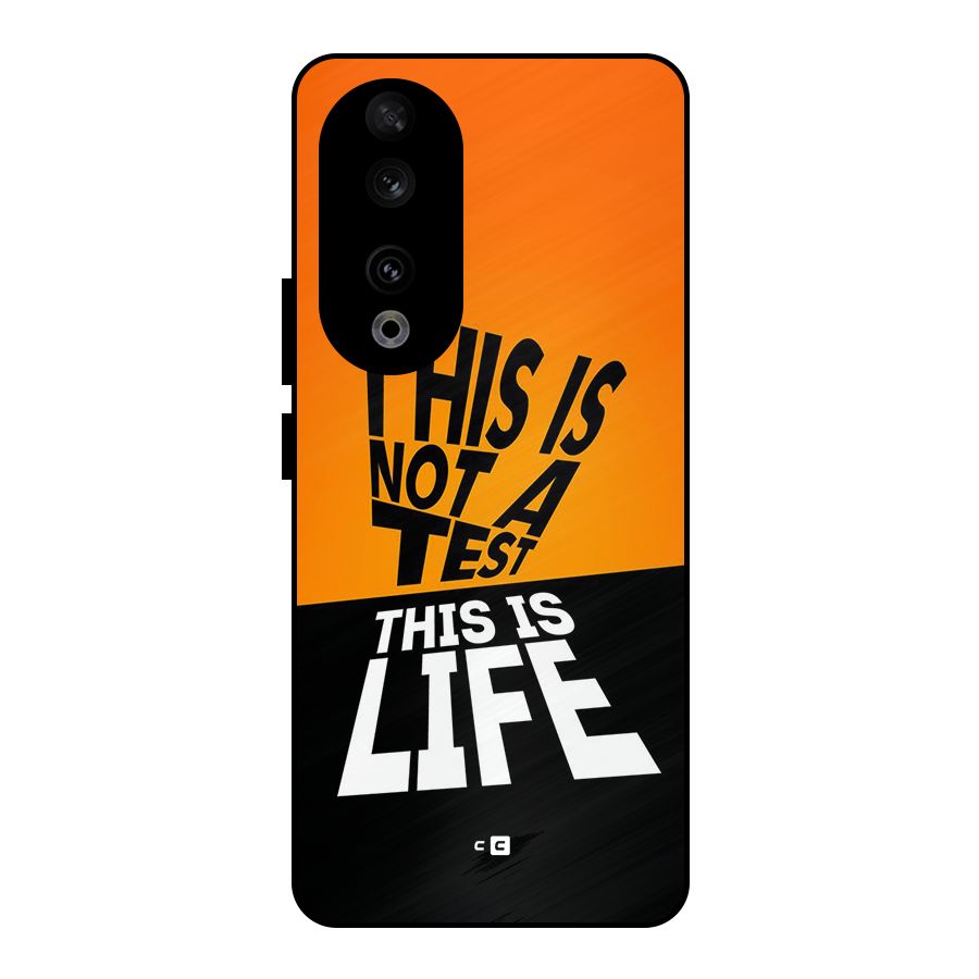 Test Life Metal Back Case for Honor 90