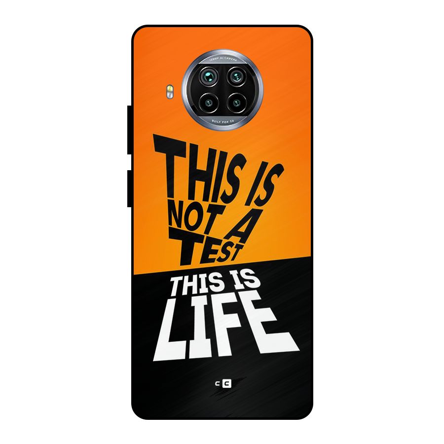 Test Life Metal Back Case for Mi 10i
