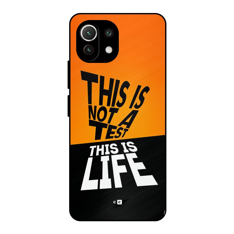 Test Life Metal Back Case for Mi 11 Lite