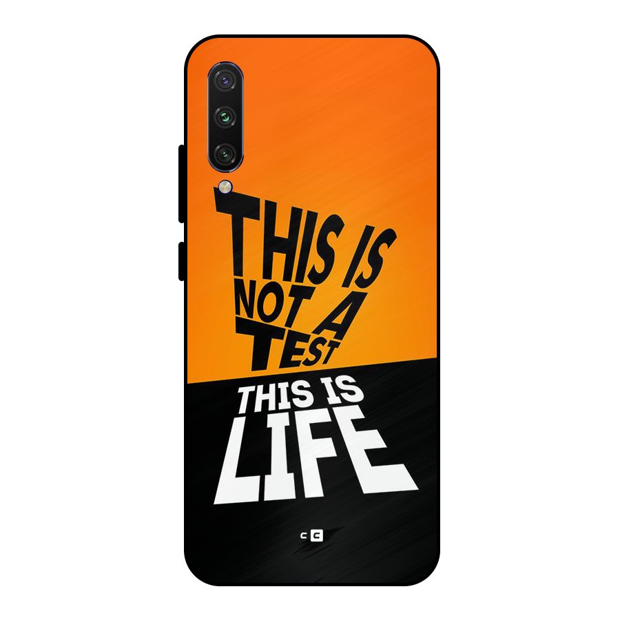 Test Life Metal Back Case for Mi A3