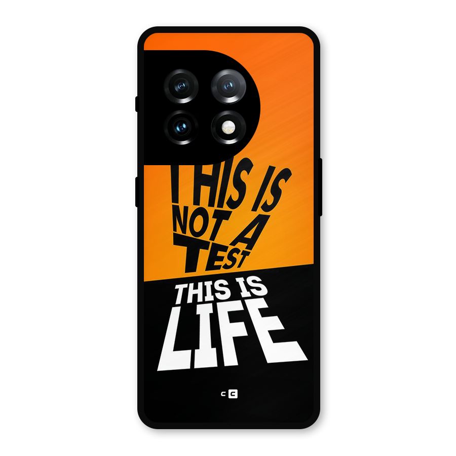 Test Life Metal Back Case for OnePlus 11