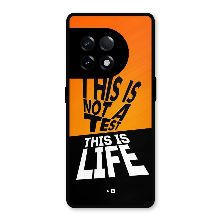 Test Life Metal Back Case for OnePlus 11R