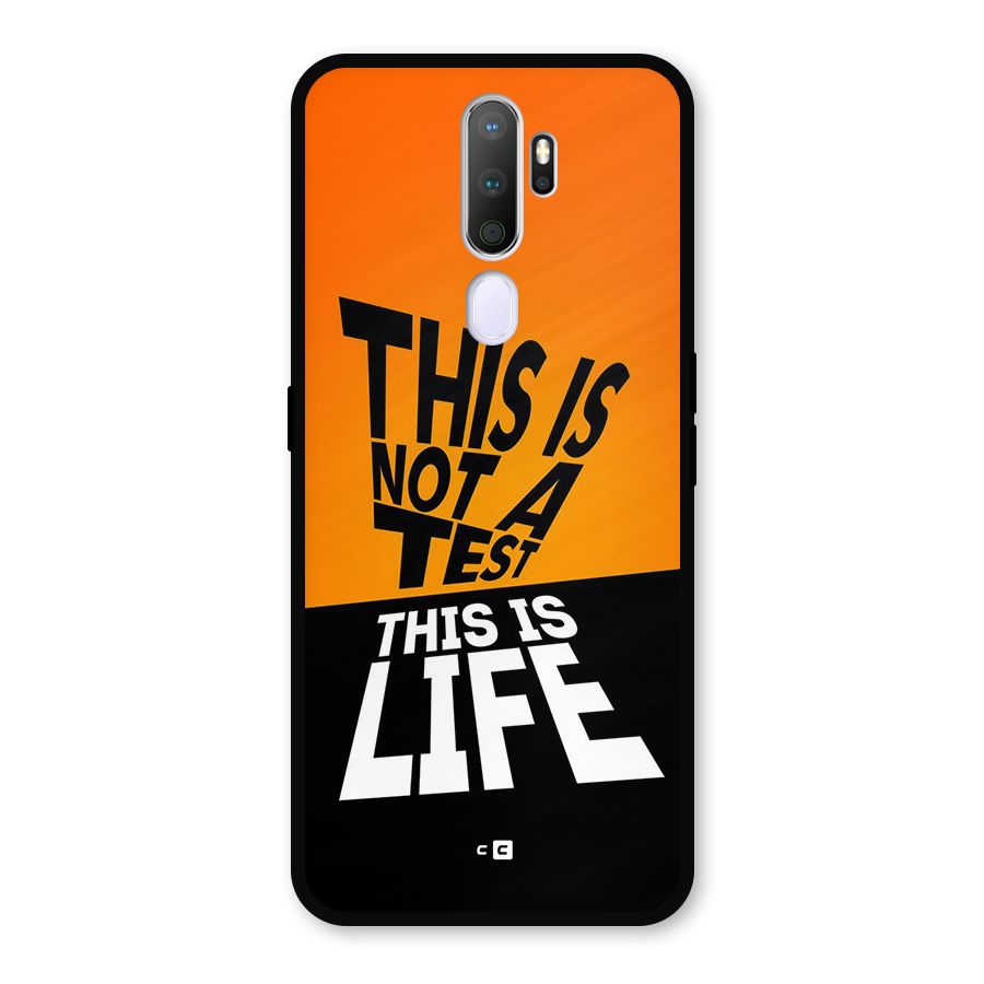 Test Life Metal Back Case for Oppo A5 (2020)