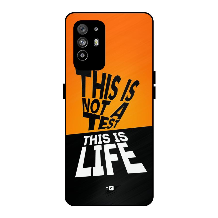 Test Life Metal Back Case for Oppo F19 Pro Plus 5G