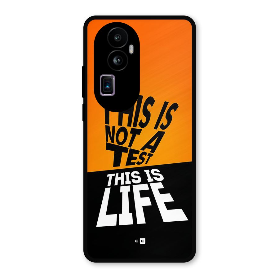 Test Life Metal Back Case for Oppo Reno10 Pro Plus