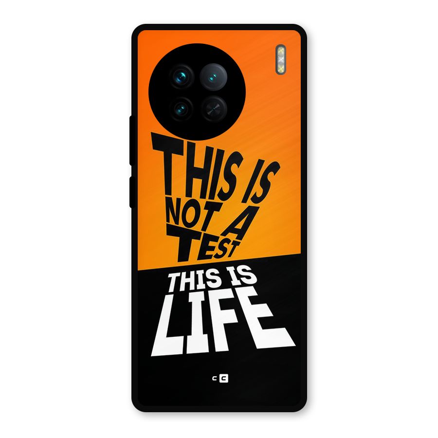 Test Life Metal Back Case for Vivo X90
