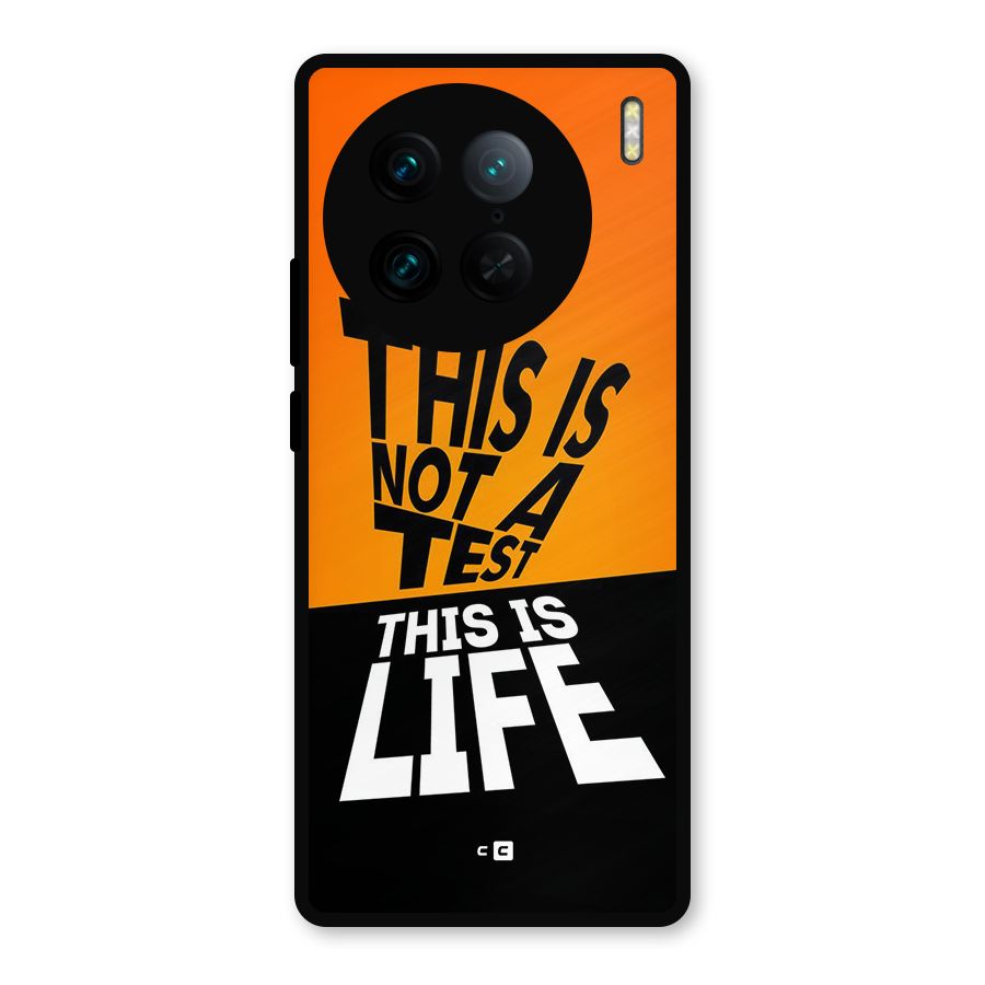 Test Life Metal Back Case for Vivo X90 Pro