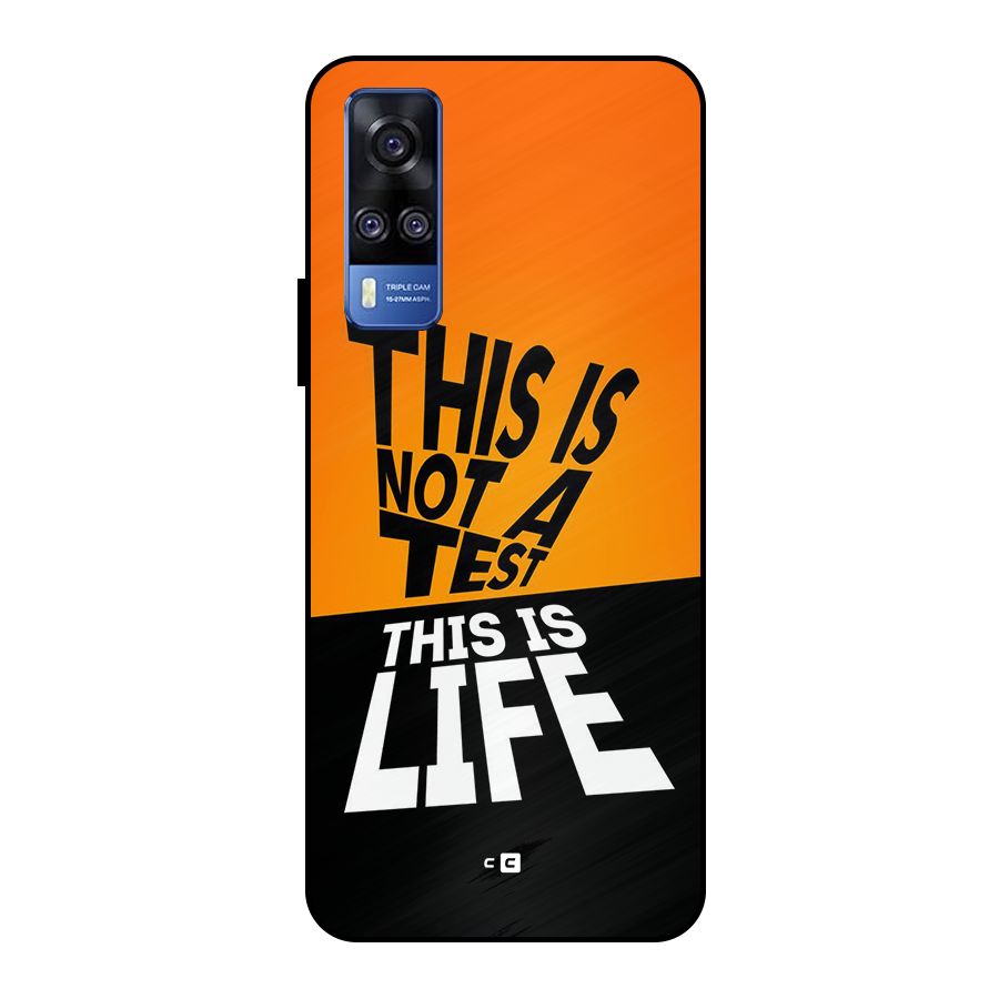Test Life Metal Back Case for Vivo Y51