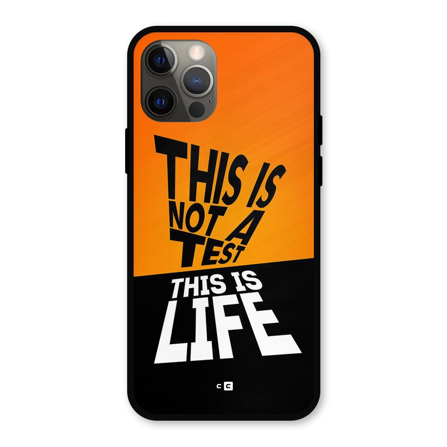 Test Life Metal Back Case for iPhone 12 Pro