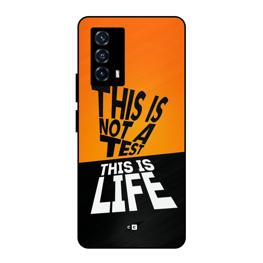 Test Life Metal Back Case for iQOO Z5