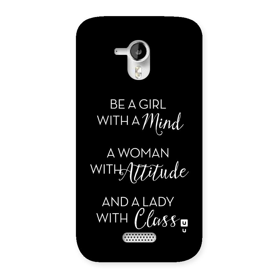 The-Mindset Back Case for Canvas HD A116