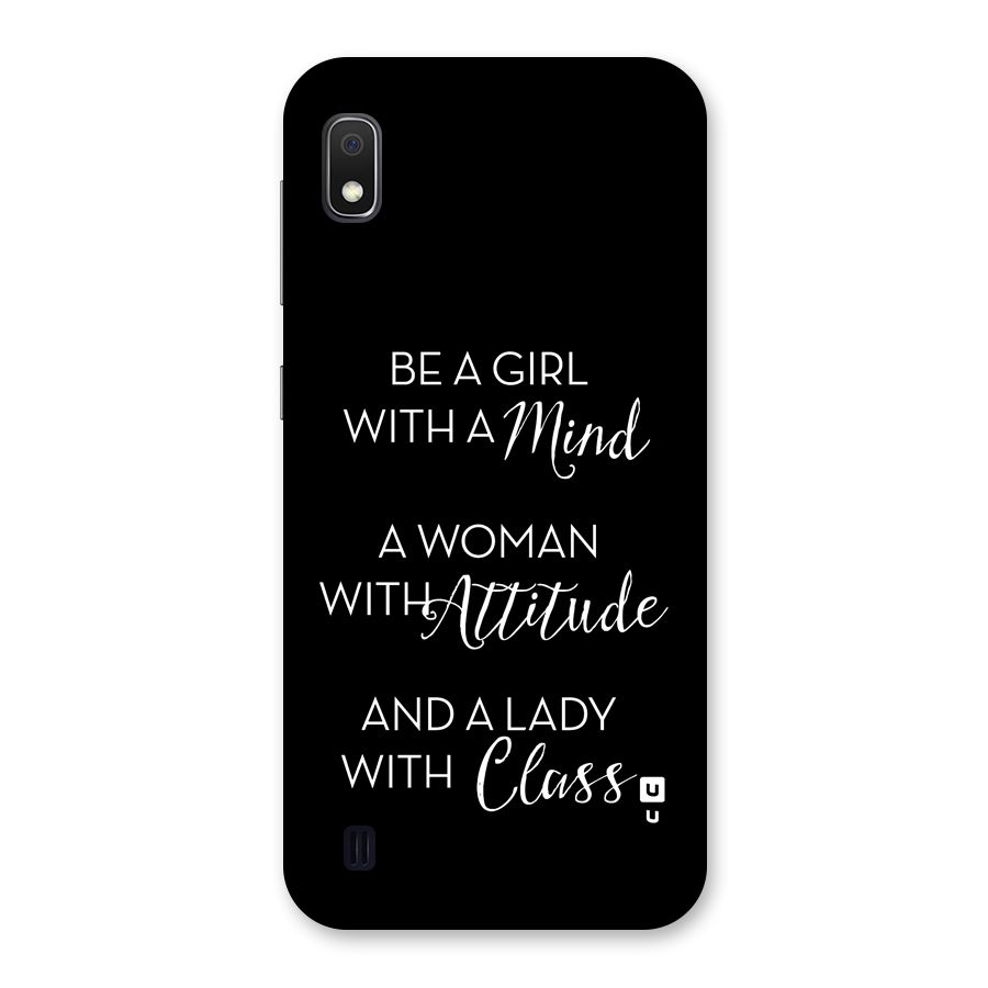The-Mindset Back Case for Galaxy A10