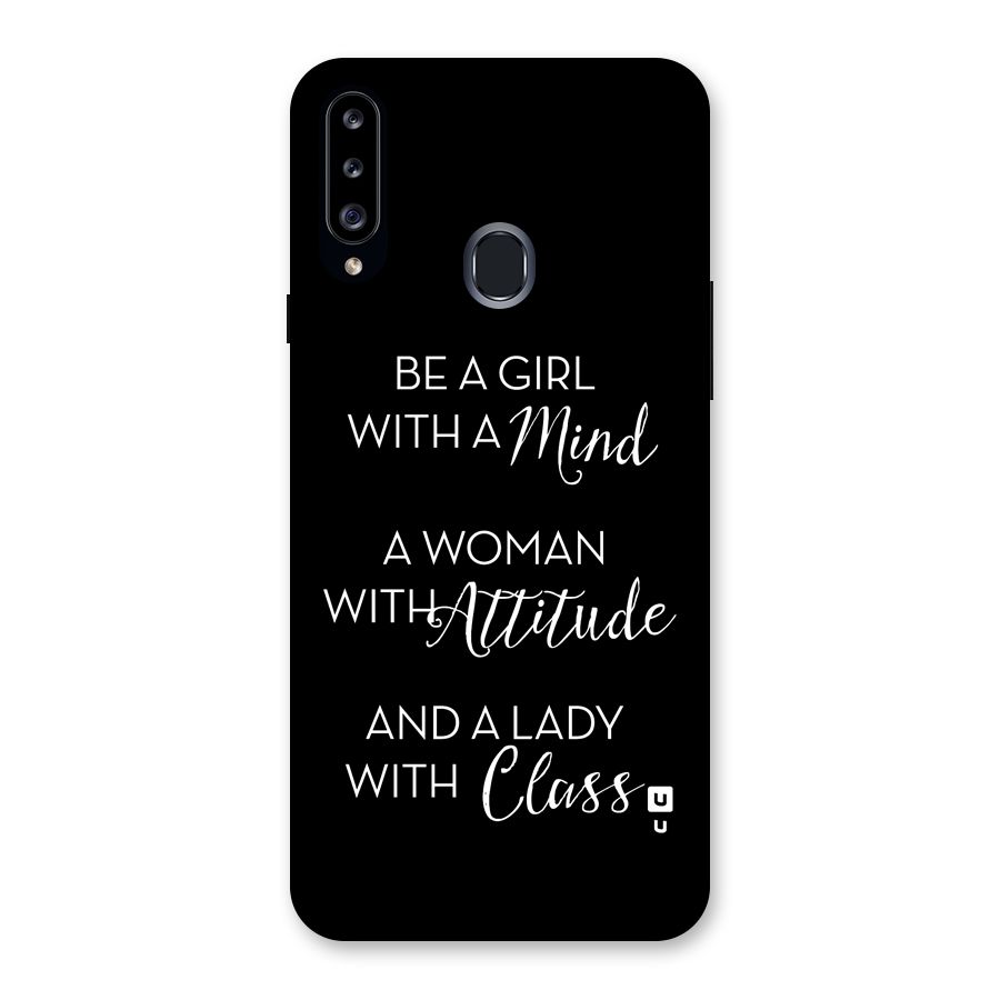 The-Mindset Back Case for Galaxy A20s